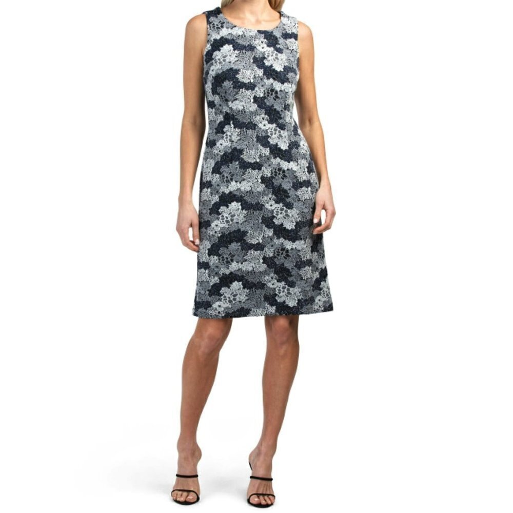 NWT Premise Women's Floral Crochet Sleeveless Mini Dress